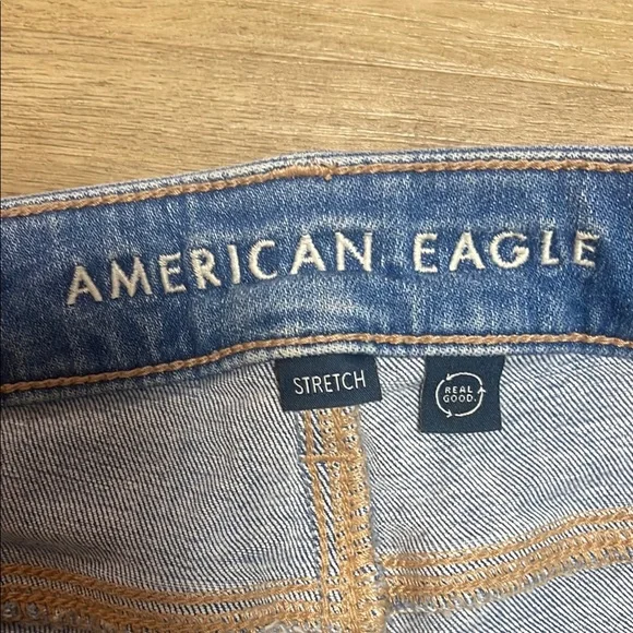 American Eagle Outfitters Blue Skinny Kick Jeans - Picture 2 of 9